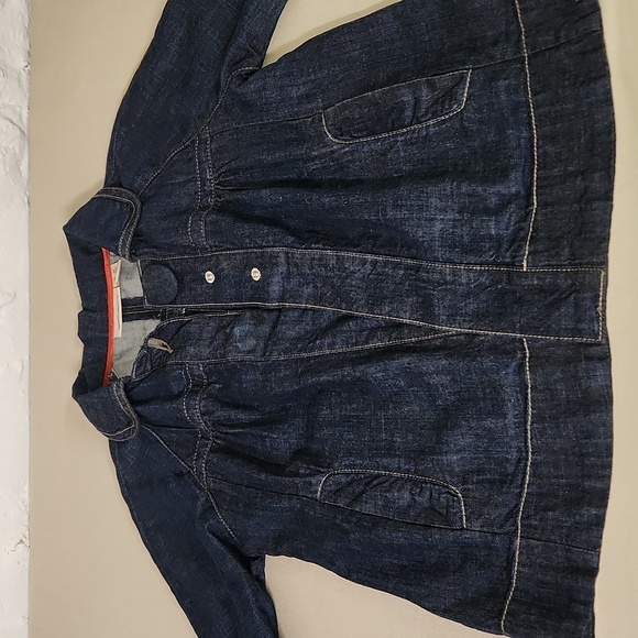 - DKNY. Y2K Short Jean Jacket  Size XS/S - Picture 11 of 11